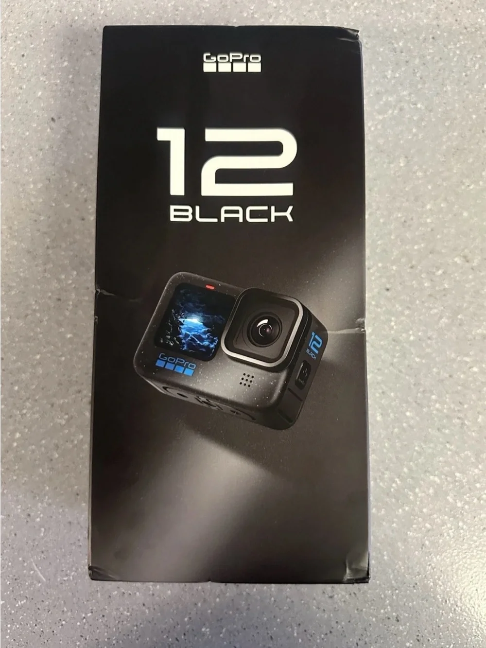 GoPro 12 Black Action Camera with Black Finish